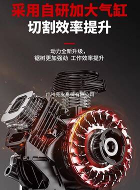 汽油锯外伐木树链条WIA割手持小型家锯用单手切12寸户神据木头锯