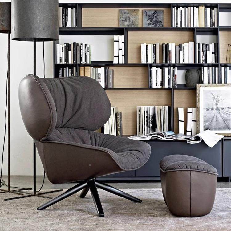 蛋创意IMR鸡天鹅阳台小户型闲塔巴楼躺椅布艺创意休谈会客洽椅