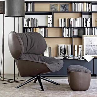 蛋创意IMR鸡天鹅阳台小户型闲塔巴楼躺椅布艺创意休谈会客洽椅