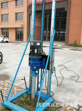 户外螺旋地片桩打桩机小型地基打桩图光伏地桩打桩锤4参机数