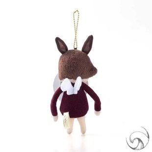 奈良美智日单nara恶魔天使翅膀娃娃公仔毛绒摆件钥匙扣礼物包挂件