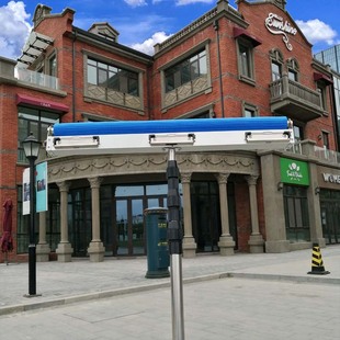 展业神器加粗伸缩杆贴广告工具便携不干胶横幅KT板喷绘地产铝材