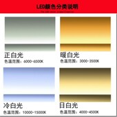 led硬灯条220v免驱动长条灯带插头开关插电超亮家用展柜橱柜灯条