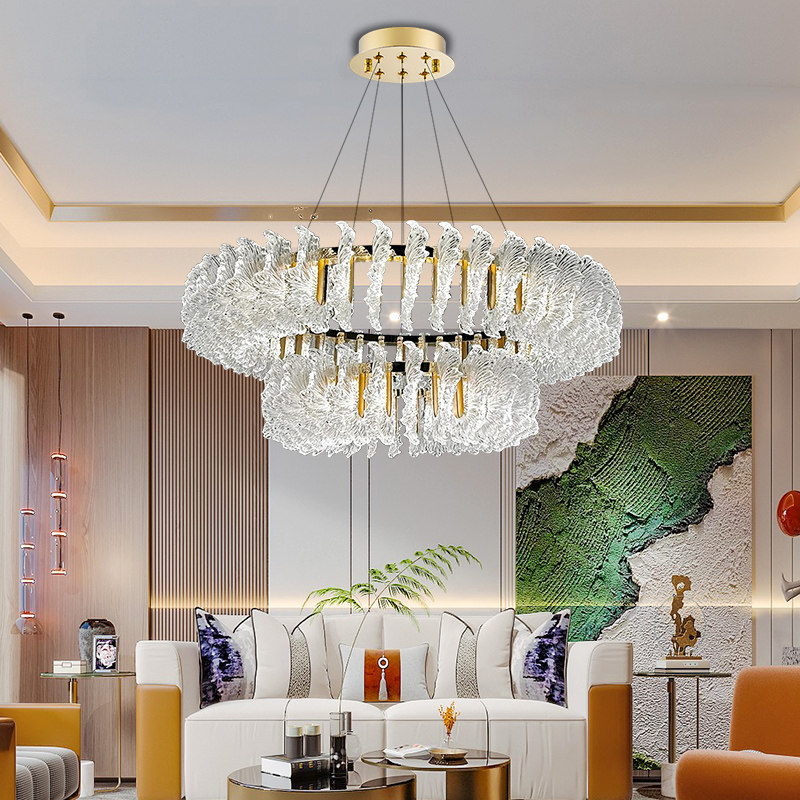 法式轻奢客厅吊灯别墅大厅复式楼梯灯卧室餐厅创意繁花美容院灯具,家装灯饰光源,客厅吊灯,淘宝优惠券,粉丝福利购,淘宝优惠卷