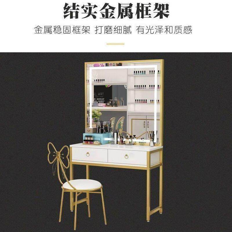 化妆台影楼专用带灯专业彩妆婚纱店学校化妆师化妆桌美容院梳妆台