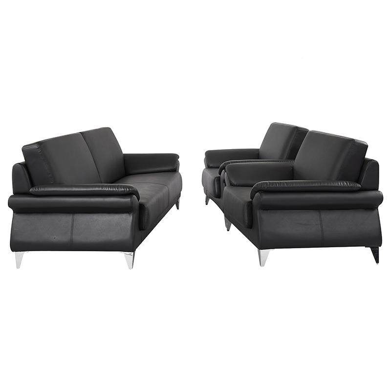 办公室沙简约现代会客发室新中式商接待室三人会室办务公S-1011议