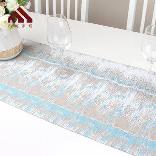 2025款和庭高旗档新Beidha-3中式旗侧边新柜茶几西餐厅长桌巾酒店