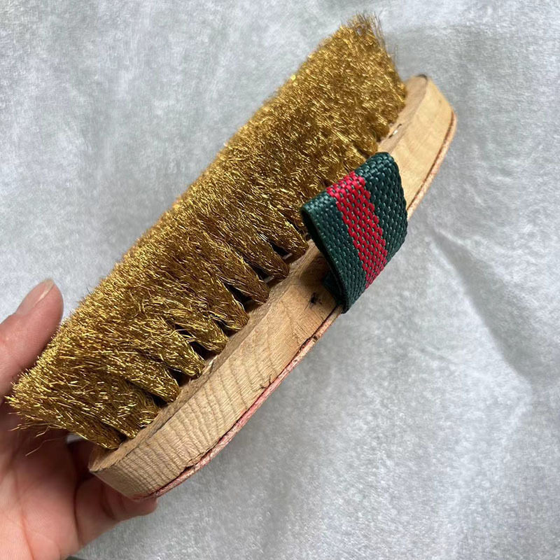 木柄铜丝刷网纹辊清洗抛光打磨