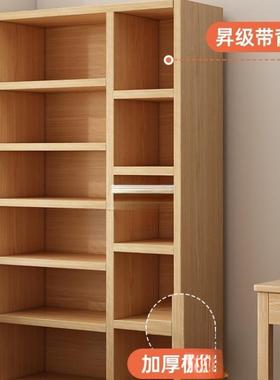 简易书架体靠墙落地卧置物架纳柜子XOG客厅一收储物柜室学生家用