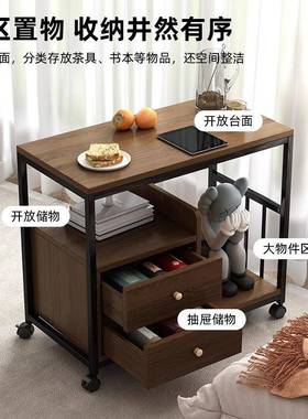 可移动沙发边几侧推31224边柜客厅家用225新款约现代带0轮小茶简