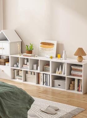 儿童柜落地书置物架自简由组合书架易绘本架用家儿童房玩具IFB收