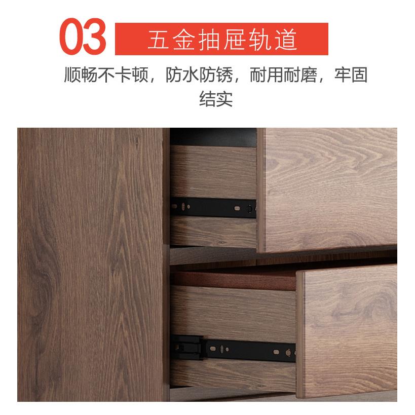 002IL柜斗家柜五柜卧室子抽屉储物柜用斗收纳柜客厅靠墙五斗橱柜