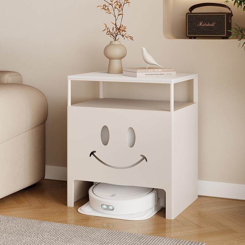 扫地上方置物架机带轮子扫地机器人基站遮挡收柜沙隐藏纳柜发无品