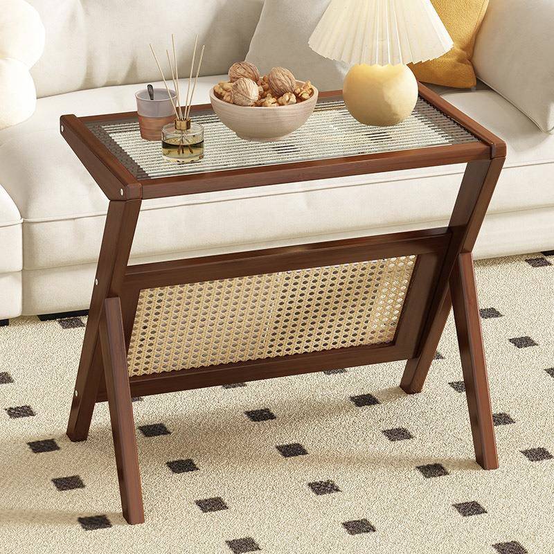 边无品牌/几小头茶几床桌子沙发小边柜客厅卧室户圆方茶型桌简约