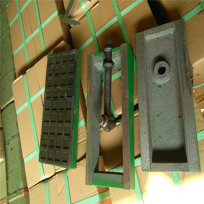 重现货三层YAQ减震垫铁带色黑胶皮长形方机床垫铁型减震垫铁