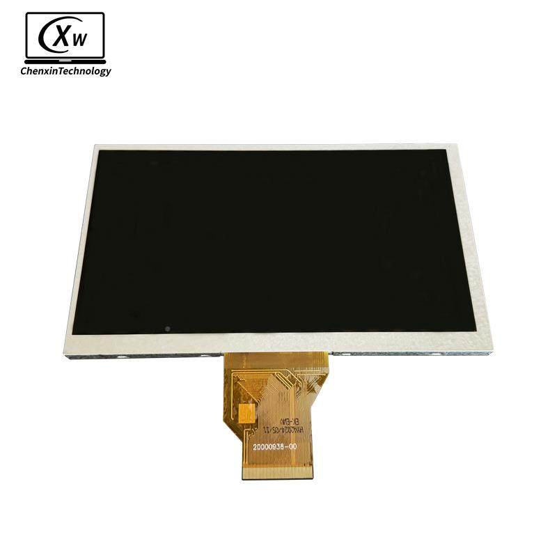 现货G寸液晶屏100F0高亮8007*480VIZRB接口TT显示屏LCD7寸液晶屏