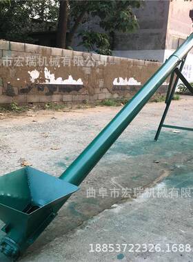 养殖场粪猪粪自动吸粪机小型干粪湿用猪粪抽粪机HR-120鸡螺两旋绞