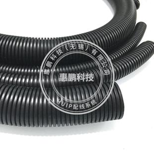PP阻燃丙线束波纹管HCINP性FP改聚烯阻燃塑料波纹管汽车线波束纹