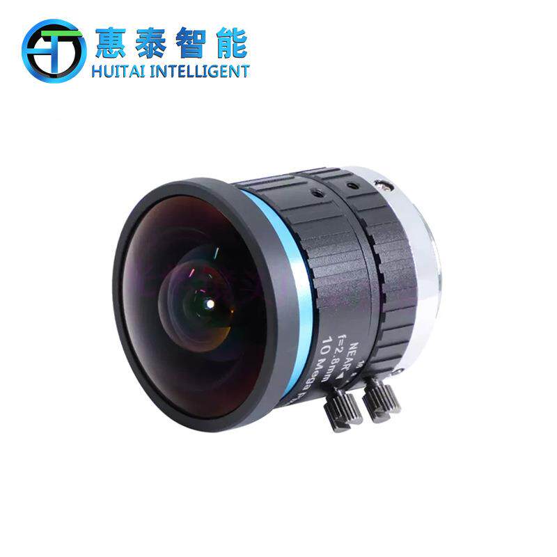 内广角鱼眼镜头2.8mm清1动000万高手光圈CS大口径工303业壁监控镜头