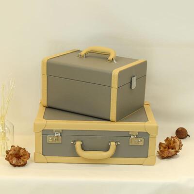 欧式样板房装软饰卖装手提箱YA105衣帽间收纳箱储物箱子展厅场橱