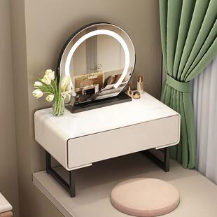 桌飘窗梳妆台实1木轻奢小型收纳柜一体小网子红高颜榻值榻米化妆