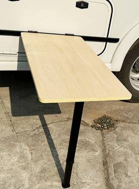 黑色房车桌腿游艇改装用叠RV-ZT02品可拆伸缩桌顶部可折桌脚升卸