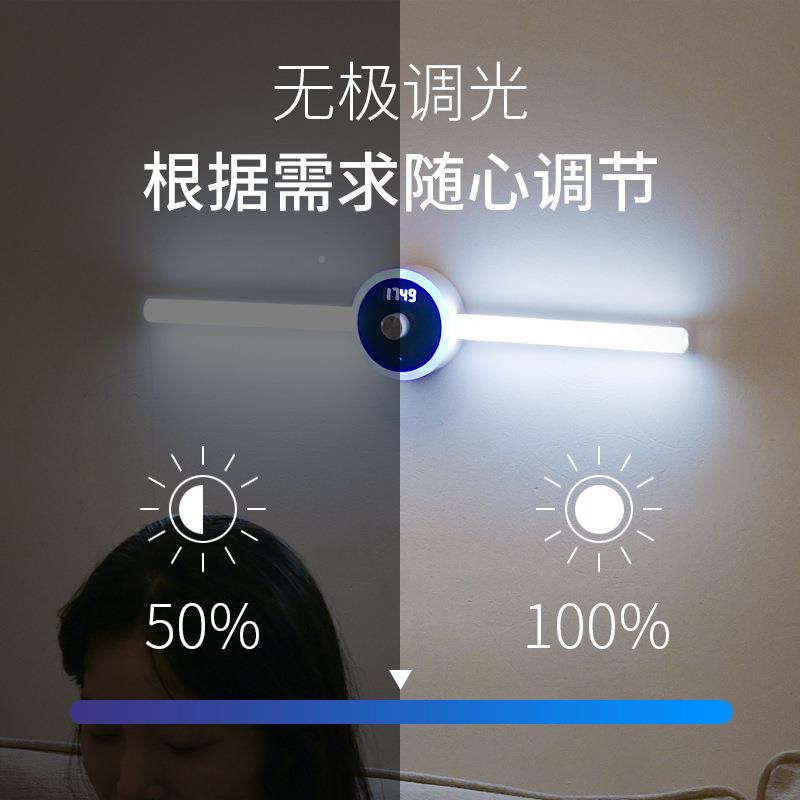 橱柜LED镜前灯厨房计时器灯子充凹槽电源电可包装温色贴定牌可拆