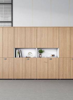 办文件柜资柜质柜28258子储物柜档案柜木料带锁落地式保密柜公室