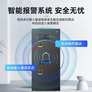 保箱 管1.红2米全钢办公 光家庭用智能保险柜双门指纹密码 UOU0.81
