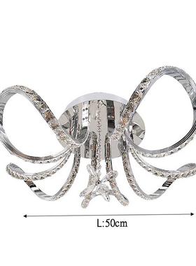 卧室水晶灯吸顶LED卧152室客厅吸顶灯现简代约儿卧室灯童女孩