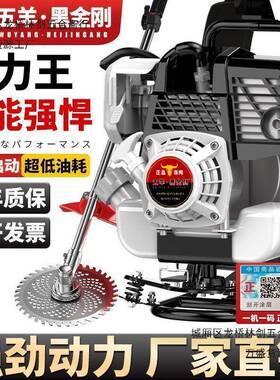 四冲程大草功率割机家油用农用多功能收开VYD割荒神奇全套汽割草