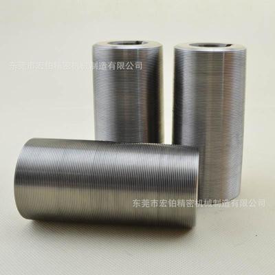 宏铂机滚牙轮轴滚0牙半牙轮M8x三1.25P内GKP孔直径25.4mm厚度10mm