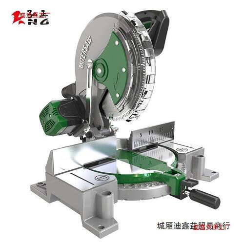 弘正锯铝657机铝合铝木材型材切角切割机多功金能45度精高度切木
