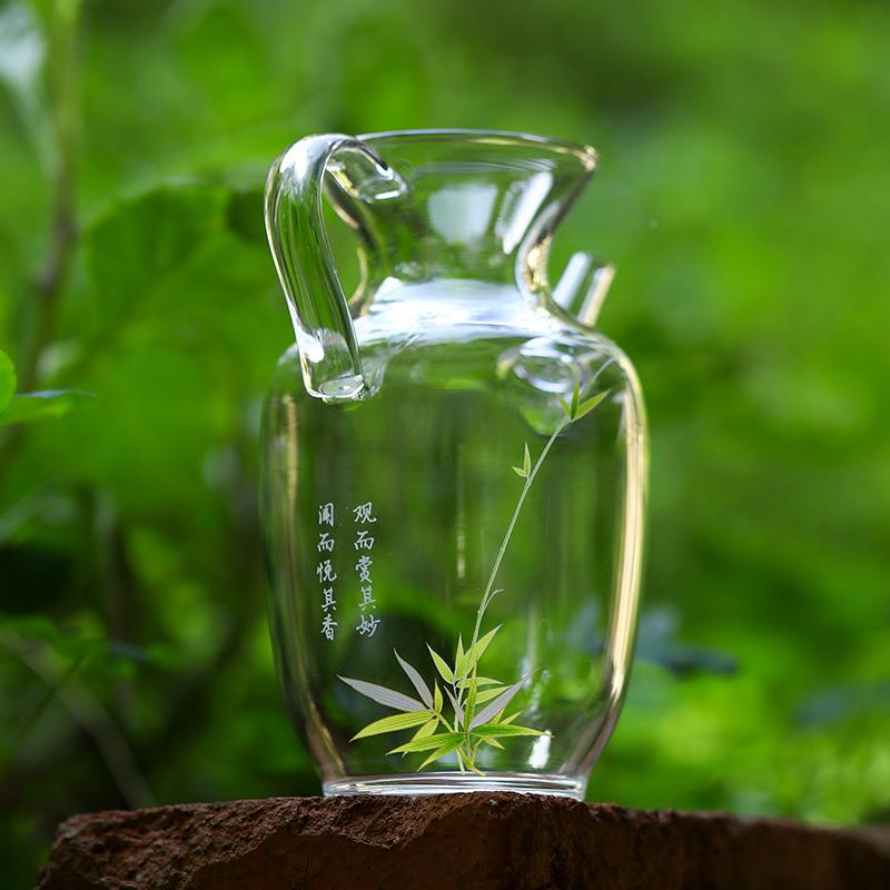 艺盛BYB216堂宋仿手执茶专用花茶壶透明耐热玻璃高档家壶绿用茶水
