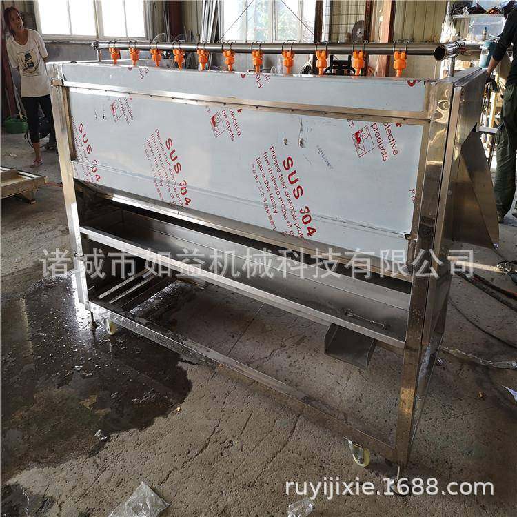 益厂家毛平行刷小金桔清如机全洗自动RY-1800喷淋小金桔清洗设备