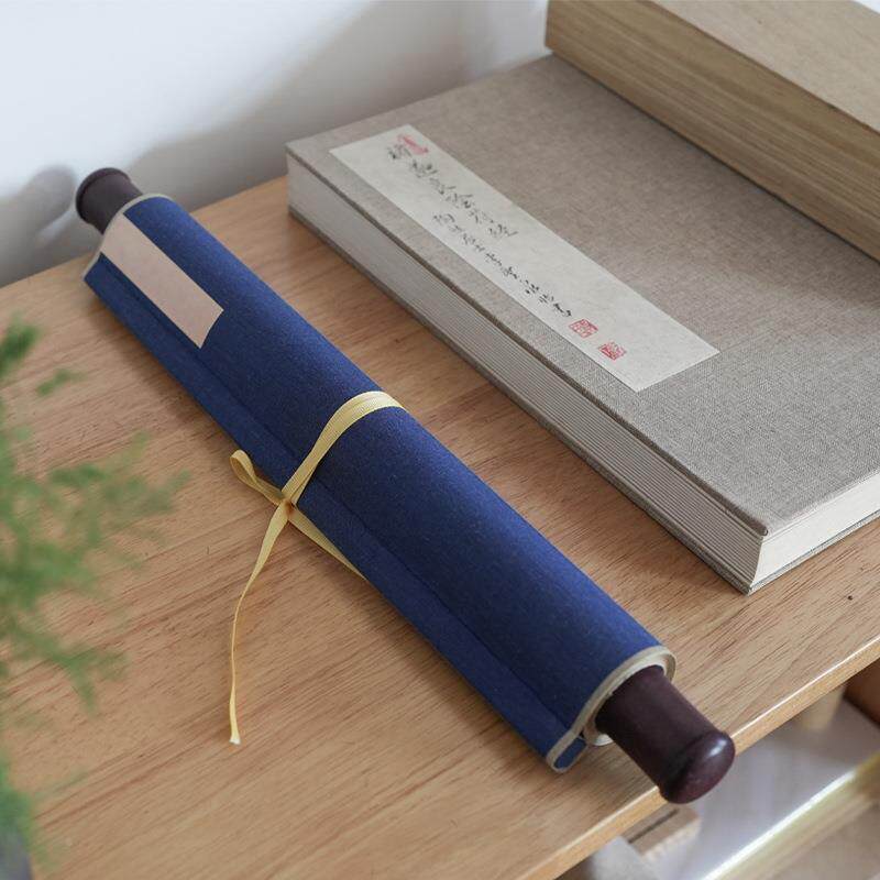 风山水画中堂空中10005215白卷轴书法品卷轴挂画竖版作纸新古式茶