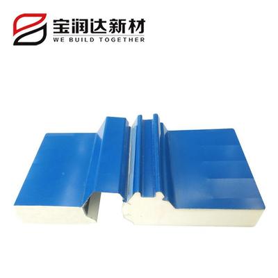 聚氨板夹心宝润达聚氨765酯酯封边岩棉彩板钢复合板