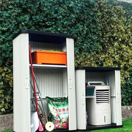 户外储物柜露天置物具柜室外防水防晒花园工杂整理简HK800物约收