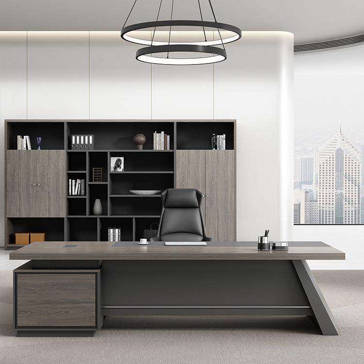 办公桌老板桌c246椅组简约代总办裁室总经理合单人大班台董事长公