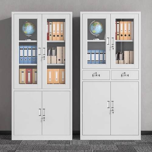 办公室文件柜24斗皮dd27柜小柜子凭铁证柜档案资柜料柜带锁抽屉物