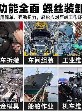 72521致扭力威气动风炮大扭力冲具击扳手重型汽修0工大力冲击风炮