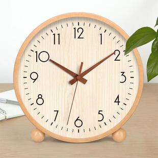 实现简约桌面时钟摆式座钟客厅钟表摆放式大坐台F997M597钟摆件代