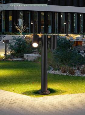 LE户草外坪灯可调角度旋D转庭院灯小区别墅8006景观灯室外厂草地