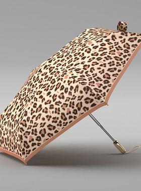 L563雨YCAT欧力阳猫雨伞全自动太阳伞三O折叠黑胶防晒遮晴伞厂家