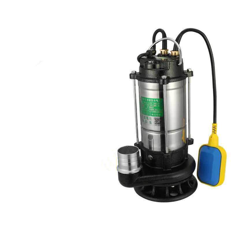 不锈钢污水小功率潜水泵泵家用型FKQ小小径抽水泵农用泥口浆泵排