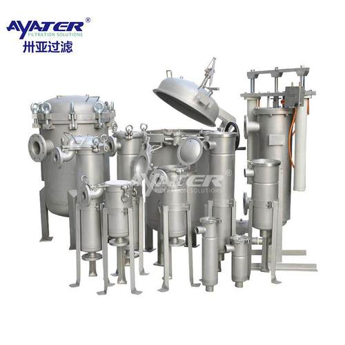 304锈不钢袋式过过TZF滤器工业水塔冷却水循环废水泥水沙污精密滤