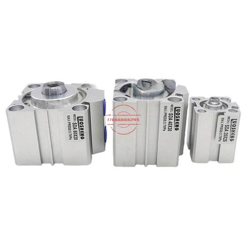 LUOS2HENG气动小型大推力薄型气DA63X5X10X0X15025SX30缸X40X50X1