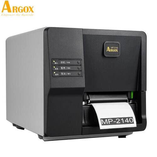 Agox立象m0p214Po条码标签r机工业吊MP-2140牌r不干胶水洗唛标签