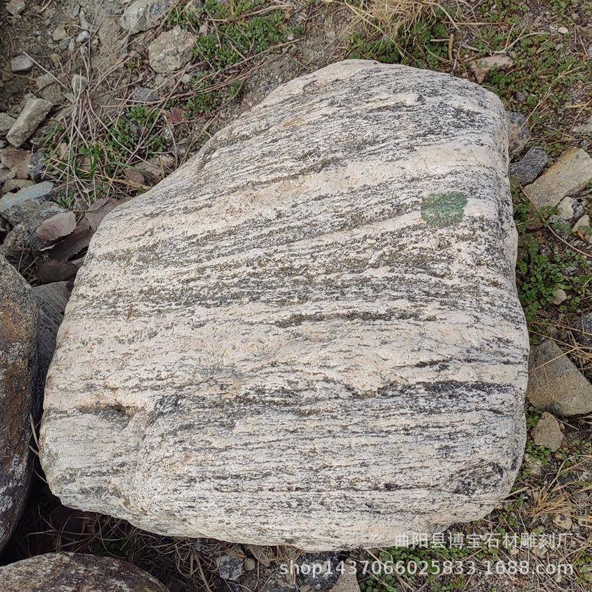 摆鹅卵石椭圆形花纹石景173观石泰绿山放石公园化自然形状石头