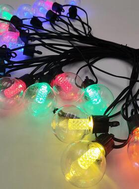 LED球灯夜串FYM透明G4灯泡摆摊风L泡0ED灯泡窗帘节日灯彩光灯泡